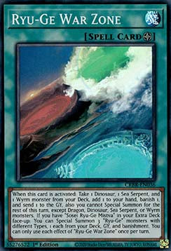 Ryu-Ge War Zone - Crossover Breakers (Super Rare) [CRBR-036]