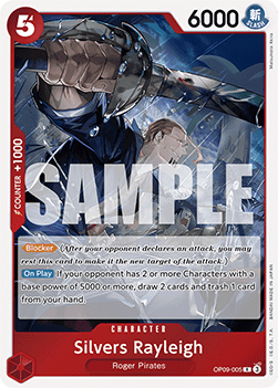 Silvers Rayleigh (OP09-005) - Emperors in the New World (Rare) [OP09-005]