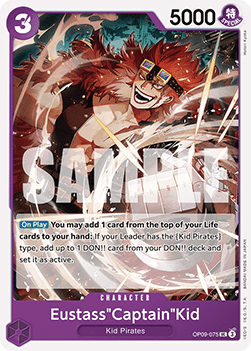 Eustass"Captain"Kid (OP09-075) - Emperors in the New World (Uncommon) [OP09-075]