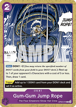 Gum-Gum Jump Rope (OP09-079) - Emperors in the New World (Common) [OP09-079]