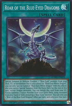 Roar of the Blue-Eyed Dragons - Structure Deck: Blue-Eyes White Destiny (Super Rare) [SDWD-019]