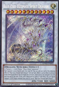 Blue-Eyes Ultimate Spirit Dragon (V.2 - Secret Rare) - Structure Deck: Blue-Eyes White Destiny (Secret Rare) [SDWD-043]