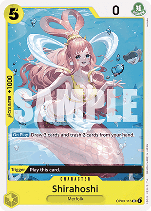 Shirahoshi (OP03-116) (V.1) - The Best (Uncommon) [PRB01-OP03-116]