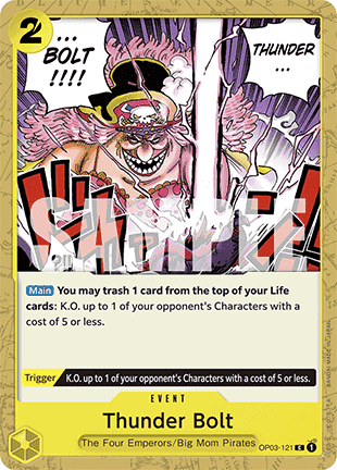 Thunder Bolt (OP03-121) (V.1) - The Best (Common) [PRB01-OP03-121]