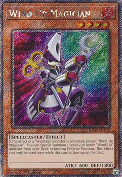 Wind-Up Magician (V.1 - Platinum Secret Rare) - Quarter Century Stampede (Platinum Secret Rare) [RA04-153]