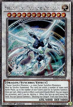 Shooting Quasar Dragon (V.1 - Platinum Secret Rare) - Quarter Century Stampede (Platinum Secret Rare) [RA04-158]