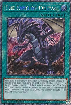 The Fang of Critias (V.1 - Platinum Secret Rare) - Quarter Century Stampede (Platinum Secret Rare) [RA04-255]