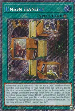 Union Hangar (V.1 - Platinum Secret Rare) - Quarter Century Stampede (Platinum Secret Rare) [RA04-270]