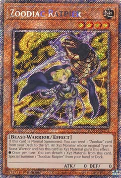 Zoodiac Ratpier (V.1 - Platinum Secret Rare) - Quarter Century Stampede (Platinum Secret Rare) [RA04-274]