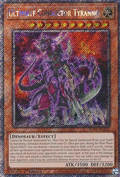 Ultimate Conductor Tyranno (V.1 - Platinum Secret Rare) - Quarter Century Stampede (Platinum Secret Rare) [RA04-287]