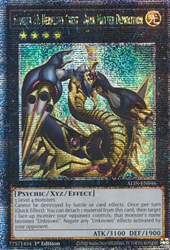 Number 69: Heraldry Crest - Dark Matter Demolition (V.2 - Quarter Century Secret Rare) - Alliance Insight (Quarter Century Secret Rare) [ALIN-046]