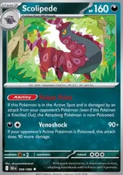 Scolipede - Black Bolt (Uncommon) [BLK-056]