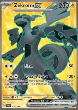Zekrom ex - Black Bolt (Ultra Rare) [BLK-158]