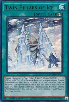 Twin Pillars of Ice - Battles of Legend: Monster Mayhem (Ultra Rare) [BLMM-032]