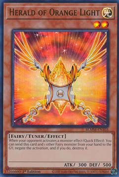 Herald of Orange Light (V.1 - Ultra Rare) - Battles of Legend: Monster Mayhem (Ultra Rare) [BLMM-103]