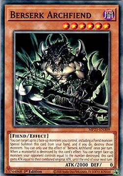 Berserk Archfiend - 2025 Mega-Pack Tin (Common) [MP25-309]