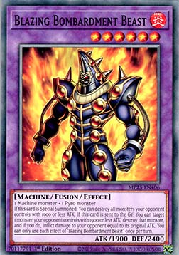 Blazing Bombardment Beast - 2025 Mega-Pack Tin (Common) [MP25-406]