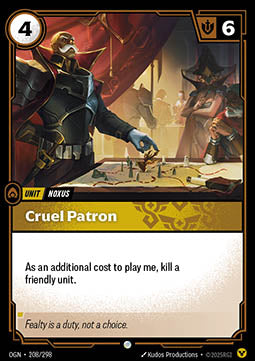 Cruel Patron - Origins (Common) [OGN-208]