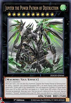 Jupiter the Power Patron of Destruction (V.1 - Ultra Rare) - Doom of Dimensions (Ultra Rare) [DOOD-044]