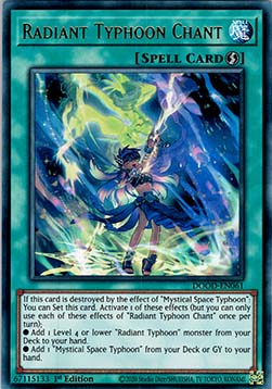 Radiant Typhoon Chant (V.1 - Ultra Rare) - Doom of Dimensions (Ultra Rare) [DOOD-061]