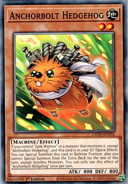 Anchorbolt Hedgehog - Legendary 5D's Decks (Common) [L5DD-Y02]