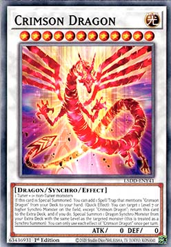Crimson Dragon - Legendary 5D's Decks (Common) [L5DD-Y41]