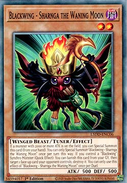 Blackwing - Sharnga the Waning Moon - Legendary 5D's Decks (Common) [L5DD-C06]