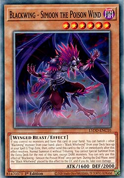 Blackwing - Simoon the Poison Wind - Legendary 5D's Decks (Common) [L5DD-C10]