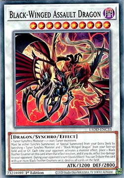 Black-Winged Assault Dragon - Legendary 5D's Decks (Common) [L5DD-C33]