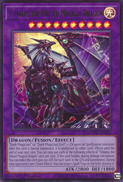 Timaeus the United Magical Dragon (V.1 - Ultra Rare) - Maze of Muertos (Ultra Rare) [MZMU-012]
