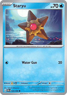 Staryu - Perfect Order (Common) [POR-020]