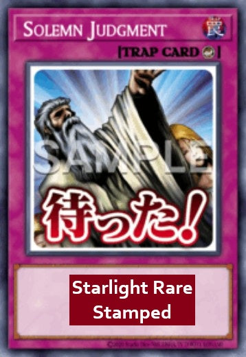 Solemn Judgment (V.2 - Starlight Rare) - Rarity Collection 5 (Starlight Rare) [RA05-124]