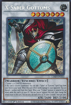 X-Saber Gottoms (V.2 - Secret Rare) - Legendary Modern Decks 2026 (Secret Rare) [L26D-X43]