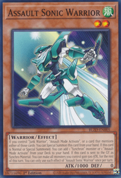 Assault Sonic Warrior - Blazing Dominion (Common) [BLZD-005]