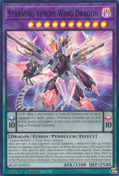 Starving Venom Wing Dragon - Blazing Dominion (Super Rare) [BLZD-031]